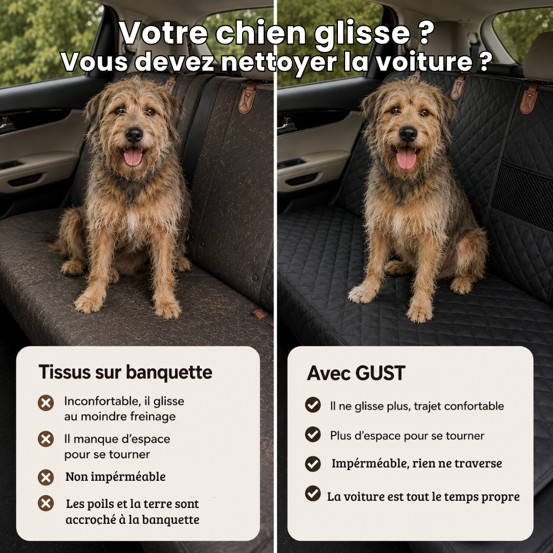 Gust banquette rigide chien