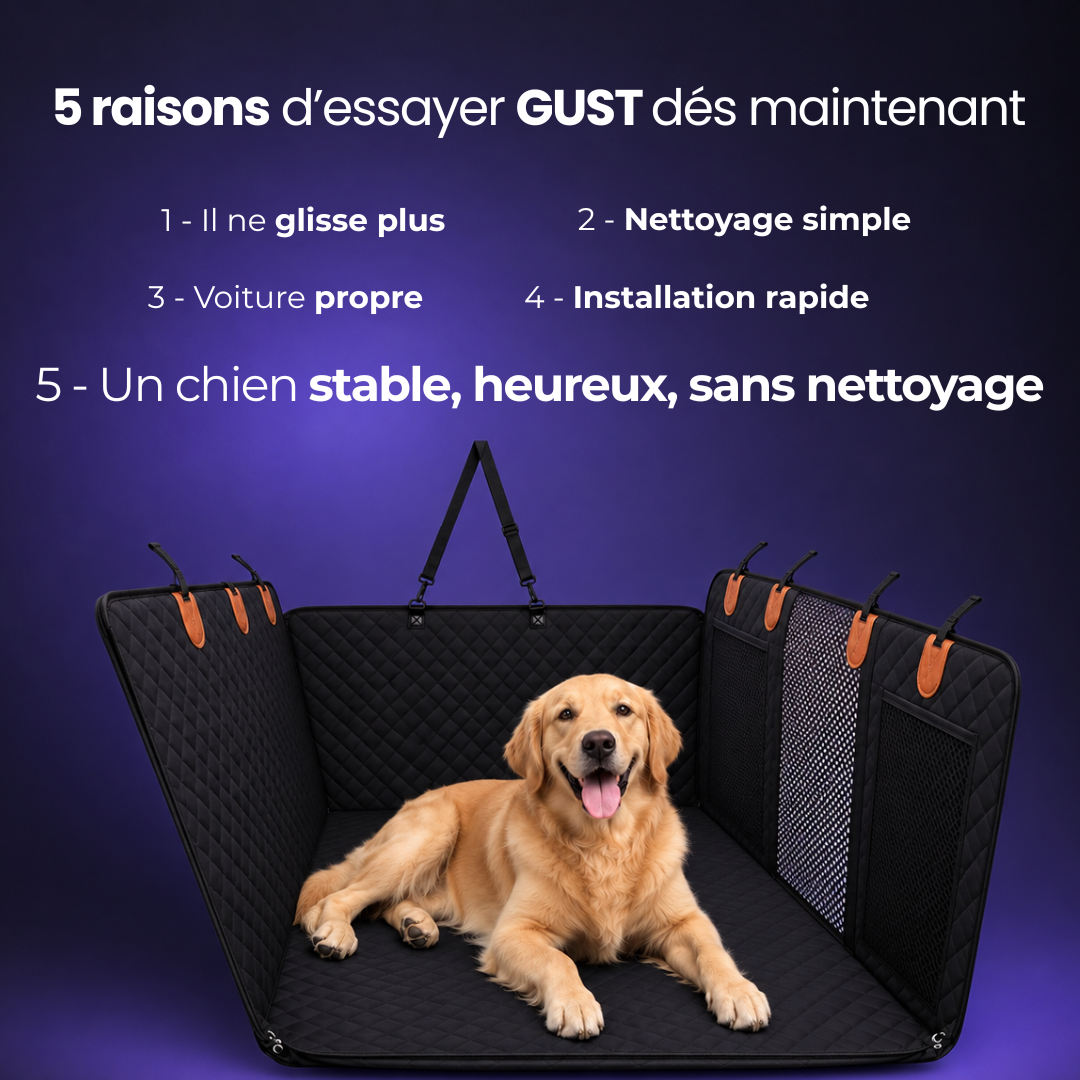 Gust banquette rigide chien